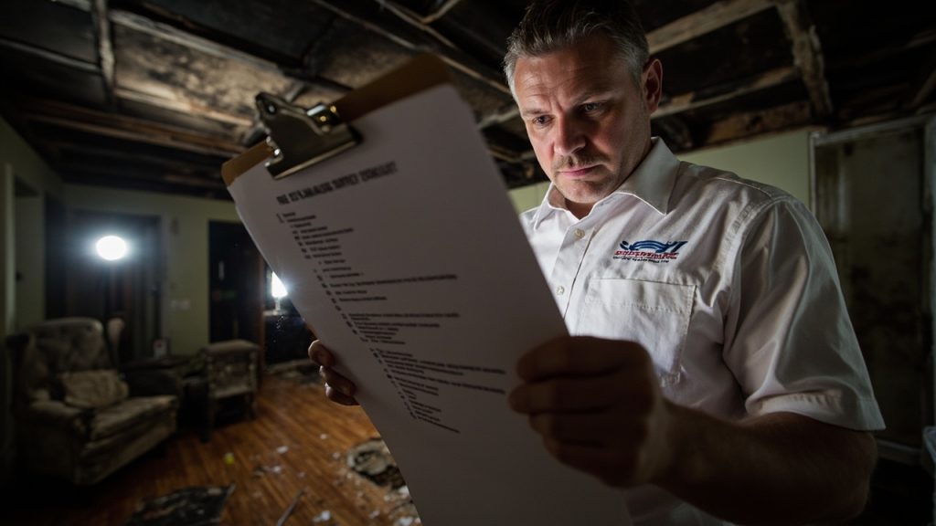 Fire Damage Safety Checklist in Raleigh NC 27601