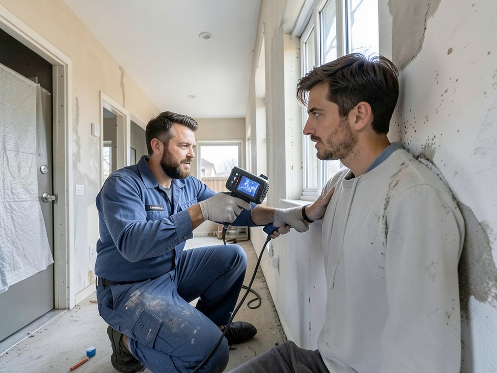 Managing a multi floor water leak in a bedford tow