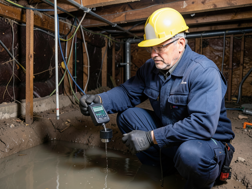 Professional crawl space water extraction for role
