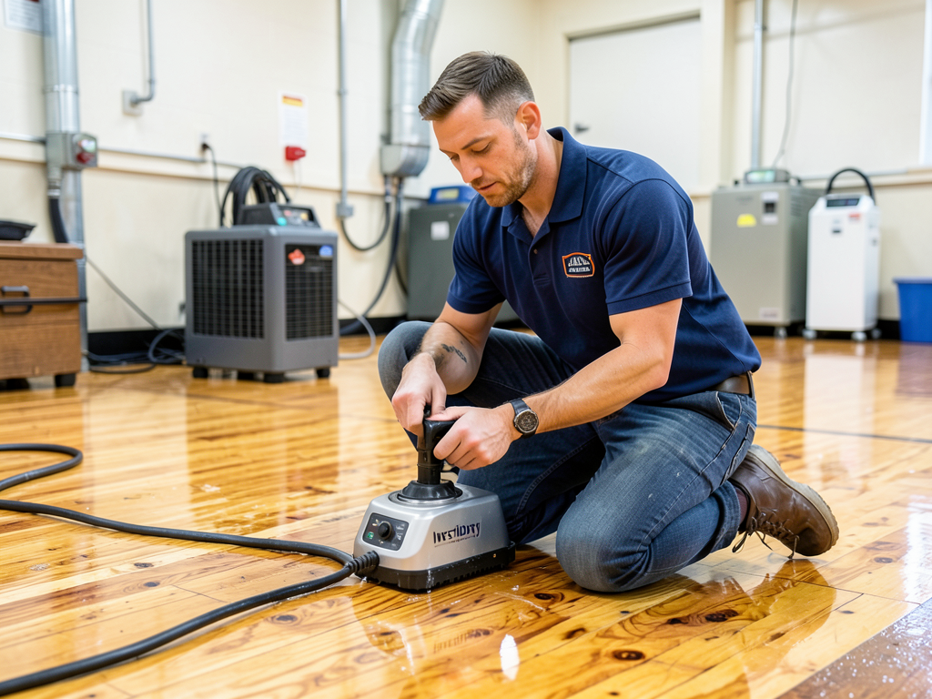 Rescuing your brier creek gym floor after a water
