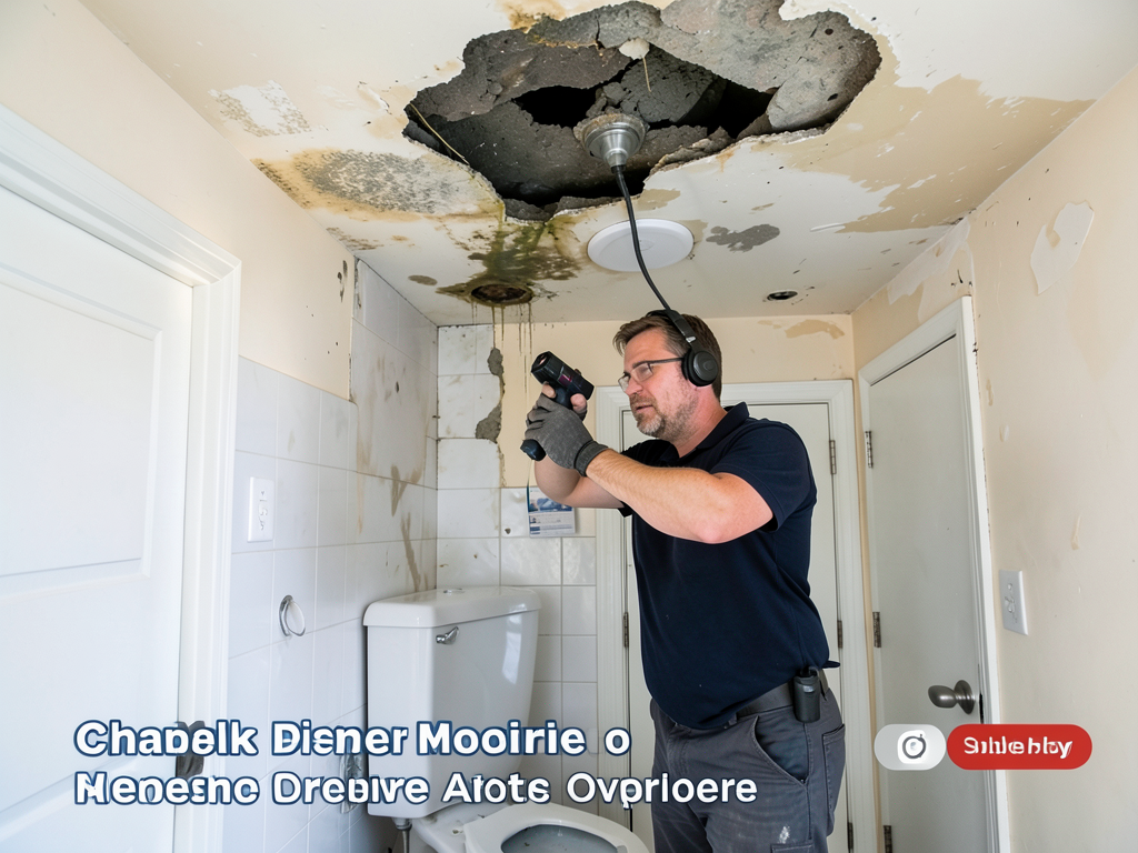 What to do when an upstairs toilet overflow leaks