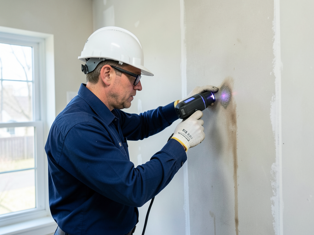 Who pays when a shared wall pipe bursts in a hayes